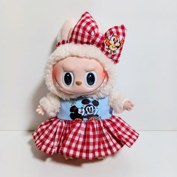 Custom Disney Mickey and Minnie Runaway Railway Dress and Bow - Picture 2 of 6